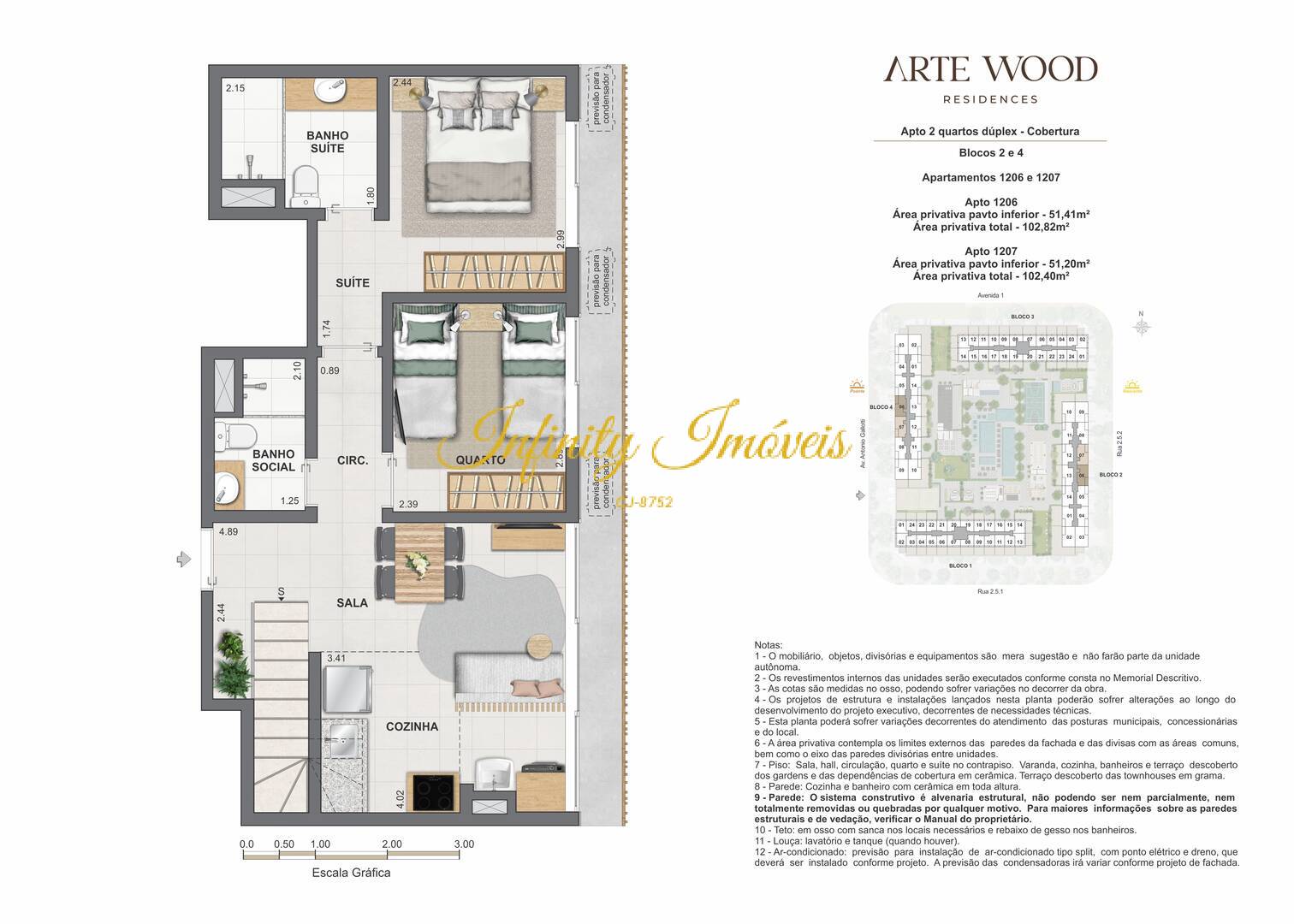 Apartamento, 1 quarto, 58 m² - Foto 84