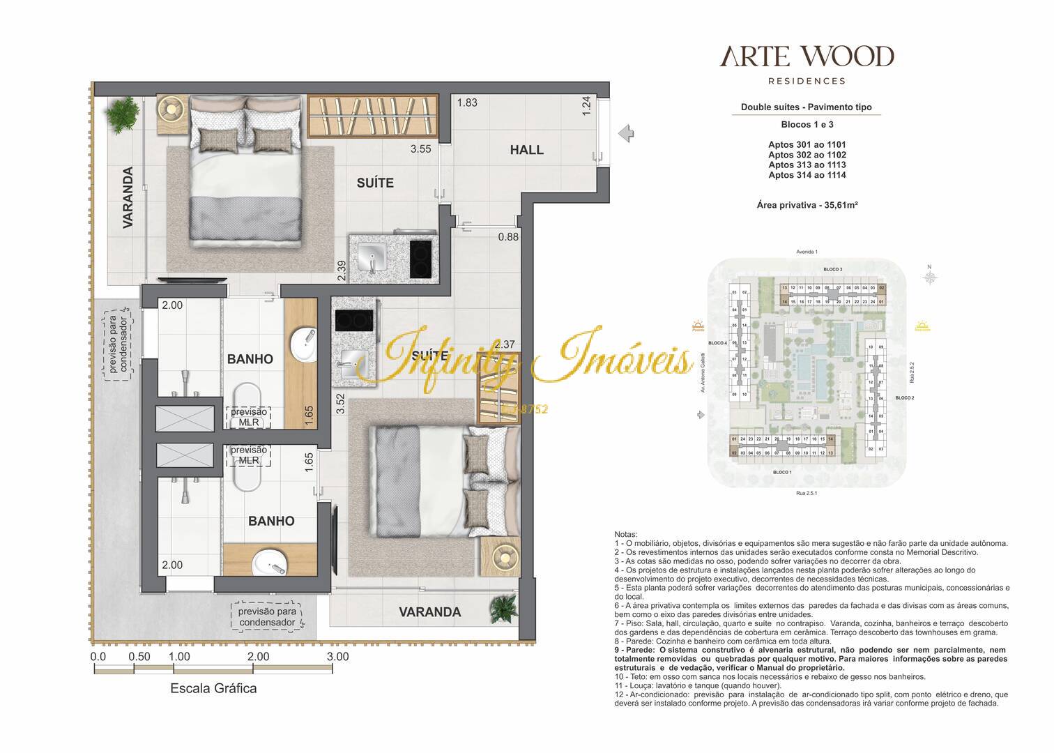 Apartamento, 2 quartos, 35 m² - Foto 71