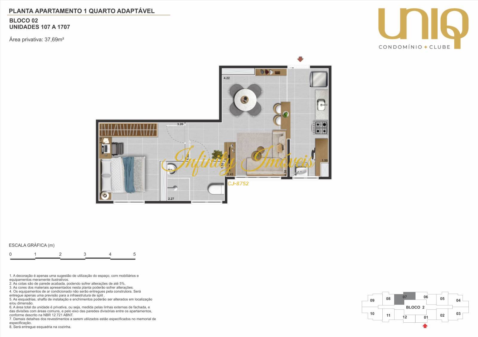 Apartamento, 1 quarto, 27 m² - Foto 27