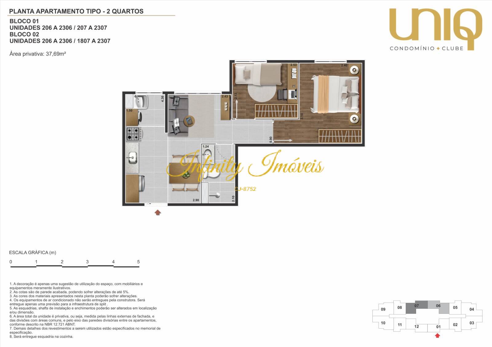 Apartamento, 2 quartos, 42 m² - Foto 27