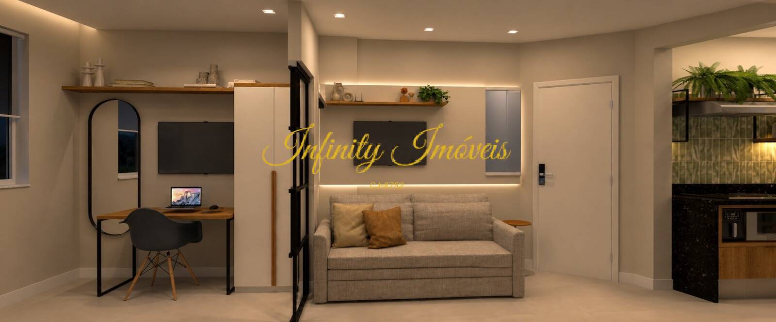 Apartamento, 1 quarto, 35 m² - Foto 4