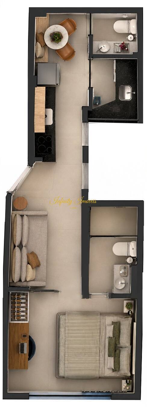 Apartamento, 1 quarto, 35 m² - Foto 18