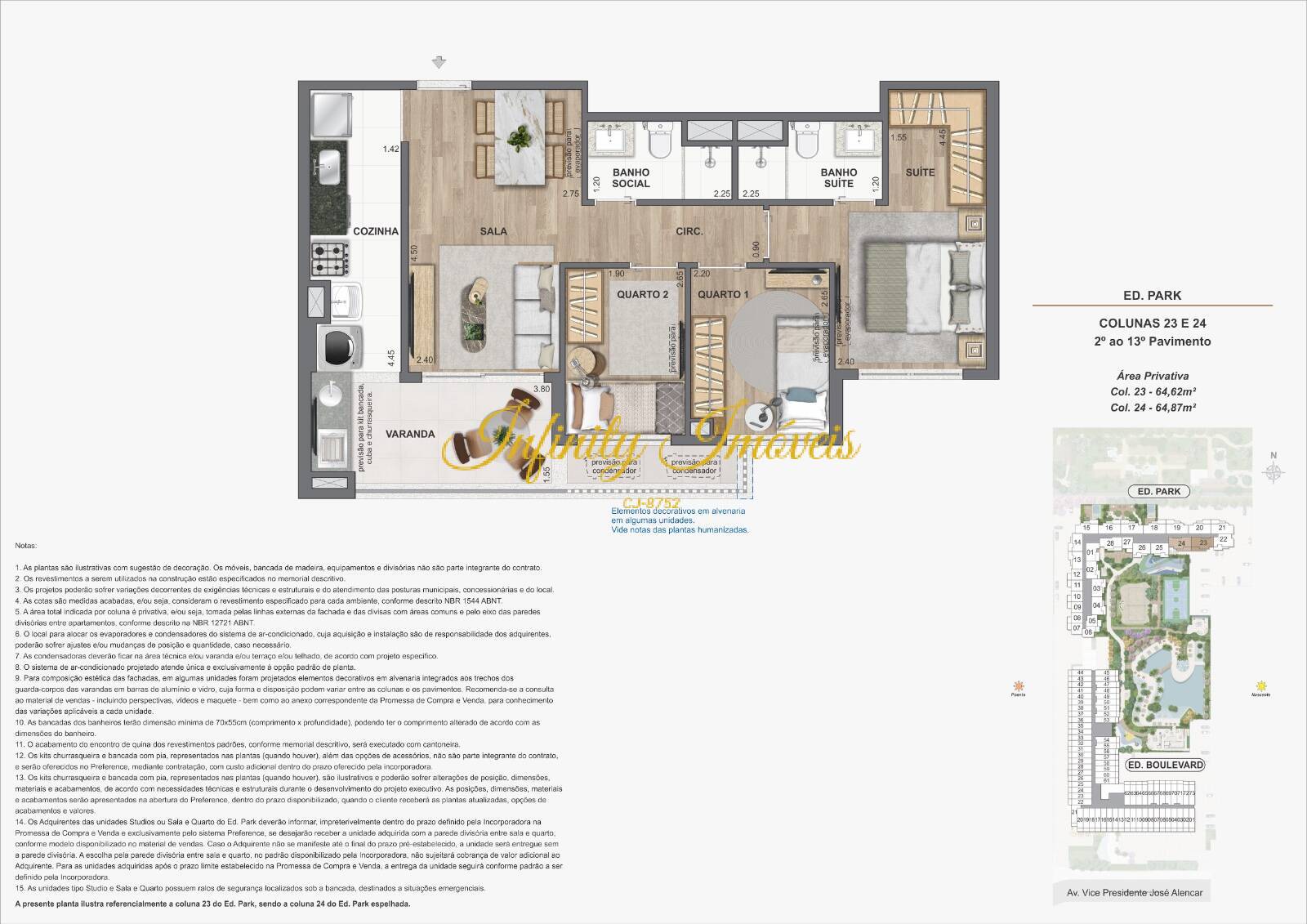 Apartamento, 2 quartos, 54 m² - Foto 43