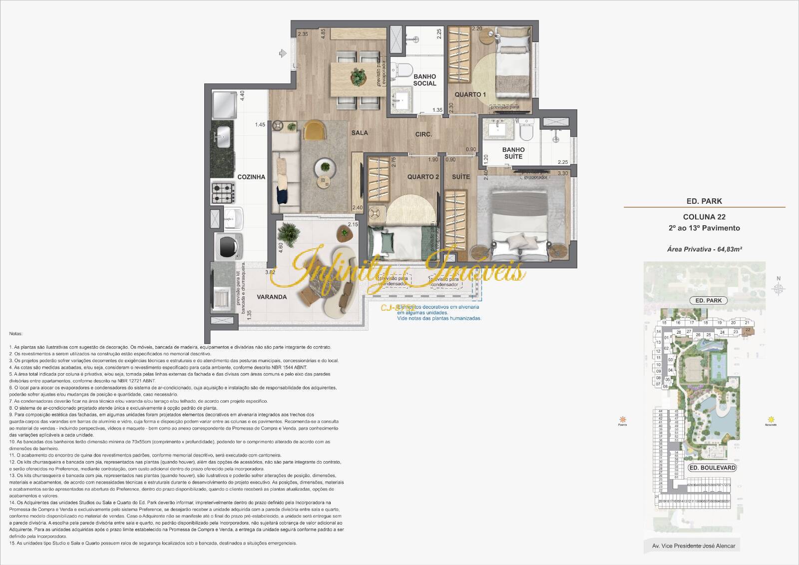 Apartamento, 2 quartos, 54 m² - Foto 45