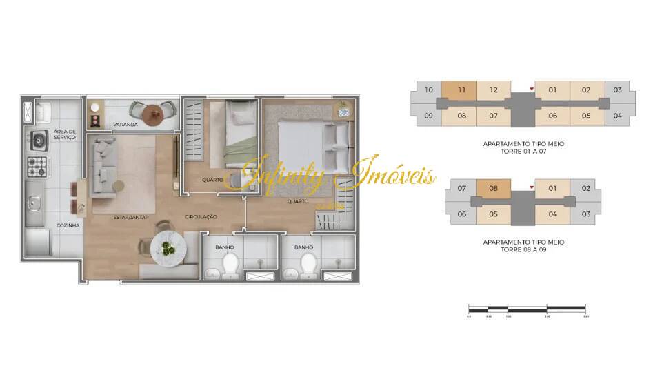 Apartamento, 2 quartos, 37 m² - Foto 27
