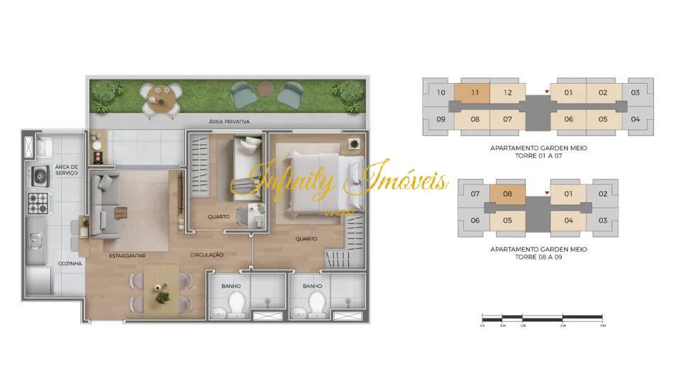 Apartamento, 2 quartos, 37 m² - Foto 29